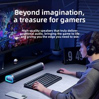 Speaker PC Berlin Sound Desktop Berkabel untuk Subwoofer Metal High-Fidelity 7.1 Saluran Virtual untuk Gaming E-Sports