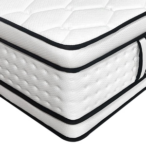 Queen size euro top materasso 17 pollici colore bianco hotel materasso di lusso in una scatola - Product Image 2