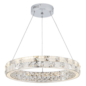 Light luxury living room lamp, post-modern minimalist crystal chandelier, circular dining room <strong>master</strong> bedroom lamp - Product Image 5