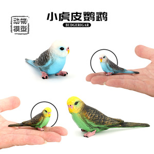 Adorno de Jardín en Miniatura, Modelo de Animal, Figura de Pájaro Artificial, Accesorios de Fotografía, Simulación Creativa de Loro o Perico - Product Image 2