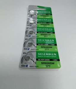 แบตเตอรี่กระดุมซิลเวอร์ออกไซด์ <span class=keywords><strong>377</strong></span> 1.55V ราคาดีกว่า สำหรับนาฬิกา - Product Image 4