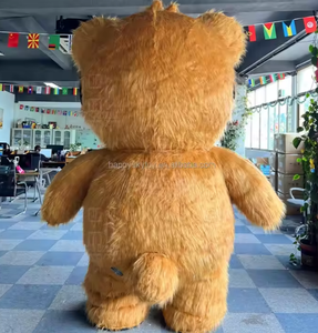 Disfraz Inflable <span class=keywords><strong>de</strong></span> Oso <span class=keywords><strong>de</strong></span> Peluche <span class=keywords><strong>de</strong></span> 2.2m, Color Marrón, para Carnaval, Halloween, Año Nuevo, Cosplay - Product Image 4