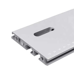 Système de cadre de gabarit de routage Machine de coupe rainure de fraisage gravure support de profil auxiliaire réglable <span class=keywords><strong>Rail</strong></span> de guidage travail du bois - Product Image 1