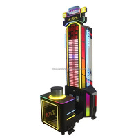 Machine de jeu d'arcade de boxe - King Power Strong Punch Hammer, à monnayeur, construction métallique, pour centres de jeux, version anglaise