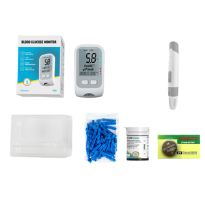 Medidor de glucosa <span class=keywords><strong>en</strong></span> <span class=keywords><strong>sangre</strong></span> m02 ajustable, de precisión para el hogar, con bajo dolor, pantalla grande, instrumento de medición para embarazadas - Product Image 1