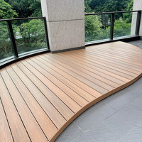 Dalles de terrasse en WPC modernes pour l'extérieur, revêtement de sol en WPC à faire soi-même, durable, imperméable, planches en WPC pour terrasse extérieure