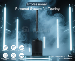LA445 Pro Audio Sistema de Sonido Portátil de Alta Potencia con Altavoces de Columna Desmontables y Subwoofer Activo de 15 Pulgadas - Product Image 2