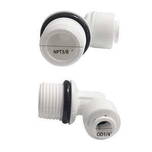 Coude RO raccord de tuyau d'eau coude mâle avec filetage de bague d'étanchéité O 1/8 système de connecteur rapide purifie l'eau - Product Image 6