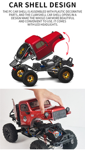 Coche todoterreno teledirigido RC Cralwer CRUSHER 1/10, 2,4G, 4 canales, <span class=keywords><strong>Buggy</strong></span> 4WD, eléctrico, RTR - Product Image 4