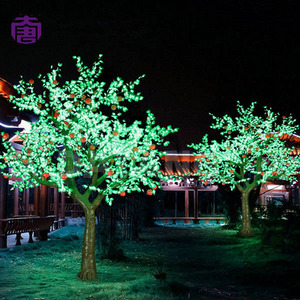 Árbol de Frutas Artificial con Luz LED para Decoración de Jardines, Parques y Eventos al Aire Libre con un Brillante Efecto Decorativo - Product Image 5