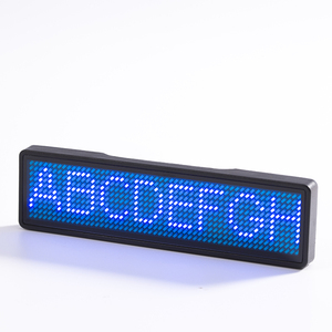 Intermitente Led de Halloween empleado imán insignia de nombre - Product Image 1