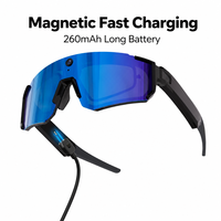 Lunettes intelligentes de la série Sport avec caméra HD 8MP, enregistrement vidéo d'action, lunettes de soleil sport polarisées intelligentes V06