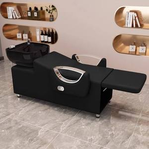 เตียงสระผมพร้อมอ่างสระผมสำหรับร้านทำผม K Hair Washing Station - Product Image 1