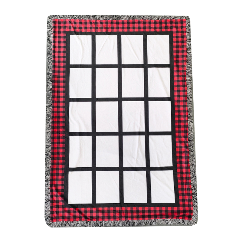 Plaid rouge et noir
