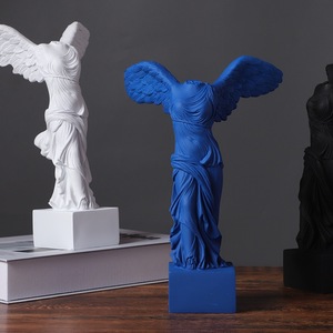 Figurines grecques en gros <span class=keywords><strong>Victoire</strong></span> ailée de <span class=keywords><strong>Samothrace</strong></span> Sculpture Statue en résine européenne pour Art Home Decor Ornement de table - Product Image 3