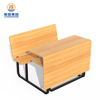 Mobilier Scolaire Banc et Table en Bois Bureau et Chaise de Salle de Classe pour Collège, d'Occasion