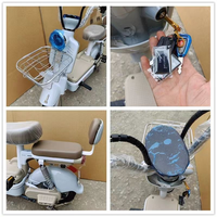 Vélo électrique 2 roues en promotion directe usine Chine, moteur 350W, 48V, vélo électrique pas cher avec frein à tambour, 2 places, mini vélo électrique urbain pour femme