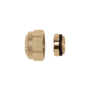 Tappo per derivazioni a collettore Step 1.5, raccordo idraulico in ottone - Product Image 1