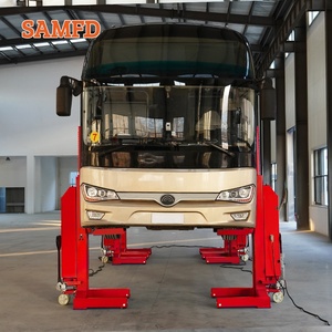 सैफड 7500 किलोग्राम तार भारी शुल्क स्वचालित हाइड्रोलिक चार पोस्ट 6 मोबाइल ट्रक कार लिफ्ट - Product Image 4