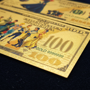 Banconota Placcata in Oro con 15 Disegni di Principesse delle Fiabe, Vendite Calde 2026 - Product Image 3
