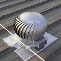 Ventilateur de toit à énergie éolienne Whirlybird en acier inoxydable industriel sans alimentation