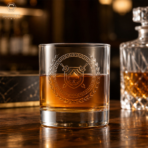 <span class=keywords><strong>Bicchieri</strong></span> da whisky Glaskey personalizzati da 10 oz con incisione laser, <span class=keywords><strong>bicchieri</strong></span> da bourbon con logo inciso, <span class=keywords><strong>bicchieri</strong></span> da shot personalizzati permanenti. - Product Image 2
