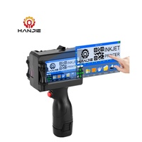 Imprimante à jet d'encre portable de haute qualité 12,7 mm Imprimante de date d'expiration Imprimante de code-barres Machine de codage de numéro de lot sur sac en plastique