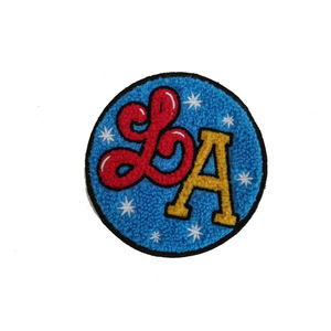 Parches de lana bordados Above & Beyond, etiquetas de tela termoadhesivas para ropa, conjunto de parches de diseño personalizado - Product Image 4