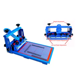 Fine Tuning Hand Printing Table Precision Micro Adjust Screen Clamp