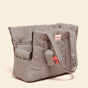 Özel taşınabilir kabarık köpek kedi taşıyıcı çanta Poop çanta tutucu ile yumuşak taraflı katlanabilir seyahat yavru taşıyıcı Pet taşıyıcılar - Product Image 3