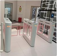 Tourniquets automatiques de barrière d'oscillation de système de porte de barrière avec le lecteur de code de QR pour l'immeuble de bureaux piétonnier de la communauté