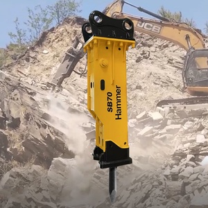 PC200-7 PC200-8 CAT320 EX210 R210 Escavadeira Martelo 20 Ton Escavadeira Hidráulica Rock <span class=keywords><strong>Breaker</strong></span> - Product Image 1