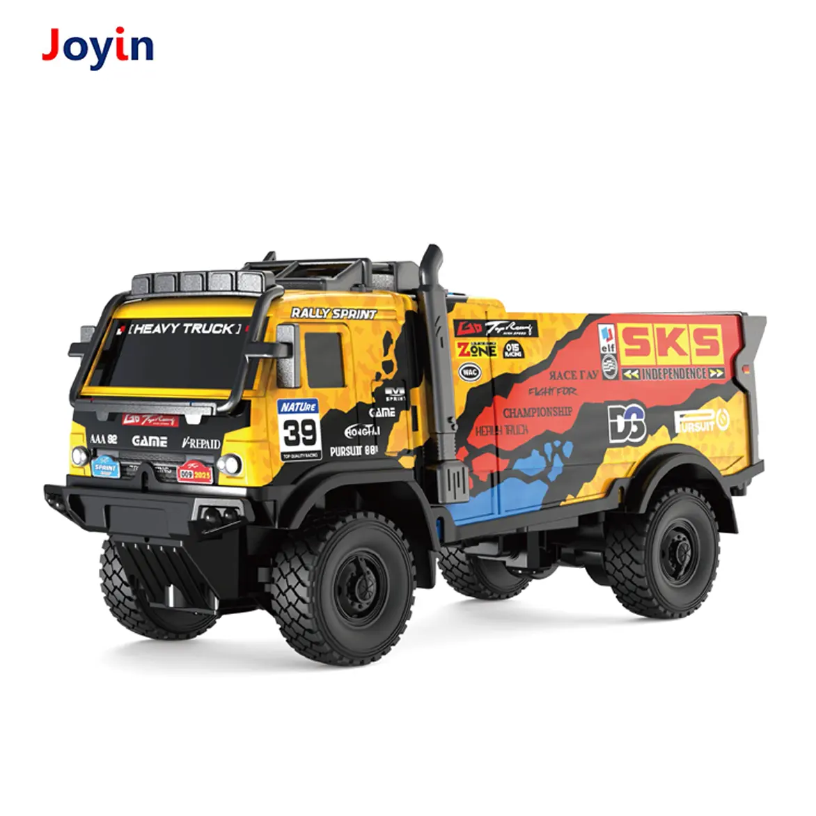 27 Mhz Off Road Hobby RC Toy Vehicle Remote-Controlled Rally Truck with Colorful Bodylight Light Show