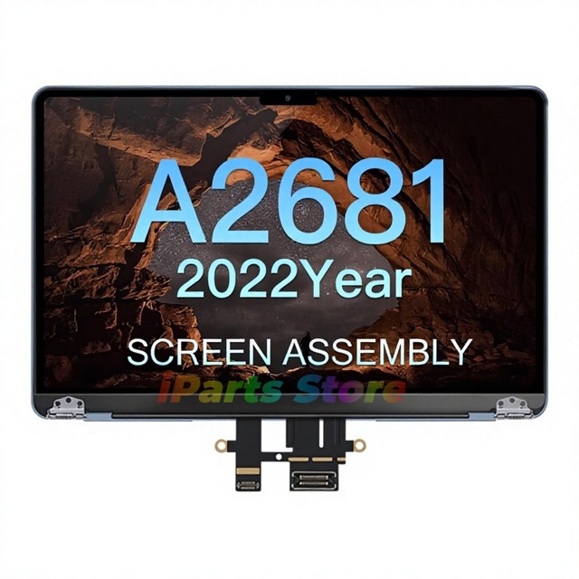 IParts Replacement Full LCD Screen for MacBook Air M2 A2681 2022 13.6" (EMC 4074) 2560x1664 Retina Display Assembly Tested