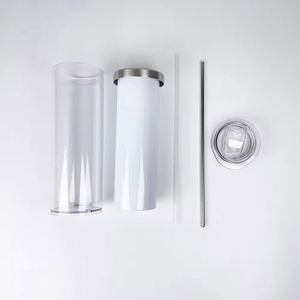 Gobelet à sublimation 20oz effet boule à neige, vierge, à paillettes, droit, pour les fêtes, cadeau personnalisé, tasse à eau d'extérieur - Product Image 4