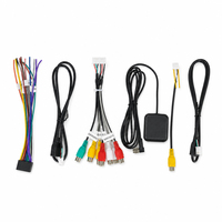 Lecteur DVD de voiture 2 Din, écran tactile 9 pouces, autoradio avec navigation GPS, lecteur multimédia universel pour voiture avec entrée CD, DVD, USB, AUX
