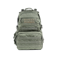 Sac à dos tactique pour ordinateur portable Molle en nylon imperméable avec fermeture éclair durable en polyester, capacité de 35 à 40 L pour le camping, la randonnée, les sports de jour