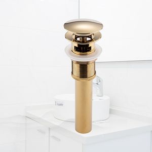 Design moderne Nouveaux raccords de salle de bain universels Pop up en laiton avec bouchon de trop-plein pour évier Tuyau d'évacuation - Product Image 2