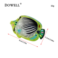 Griffe de cheveux à l'acide acétique de poisson de conception unique de la série océanique épissée Dowell ODM