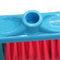 Tête de balai à tête filetée italienne Owentek Tête de balai en plastique poils durs en soie de glace Balai plat étendu Nettoyage de maison en gros