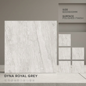 Azulejos de Porcelana Pulida Cristalizada Color Marrón Glaciar de 600x600 mm, Efecto Madera y Piedra, Diseño Brillante para Pisos - Product Image 6