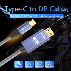 8K tốc độ cao hai chiều Loại C để HDMI cáp 8k60hz 4K120hz chuyển đổi cho rạp hát tại nhà điện thoại di động xe hơi video âm thanh loa - Product Image 3