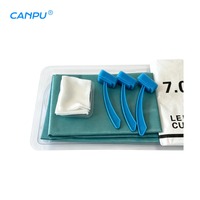 Kit de cathéter d'hémodialyse jetable stérile en plastique médical CANPU HD-KIT01 pour la purification du sang et l'accès vasculaire