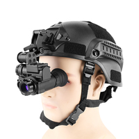 NVG10 PVS14 NV Lunette de vision nocturne à main montée sur casque Monoculaire Montée sur tête Casque de chasse Lunettes de portée sur casque
