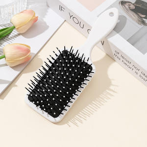 Nouveauté Brosse de coiffage et de nettoyage des cheveux Shunfa, double usage humide et sec, à airbag, motif renne bohème et thème Noël - Product Image 5