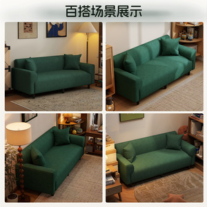 Italian Style Simple <b>Sofa</b> L Shaped Convertible Foam Filling For <b>Small</b> Living Rooms Guesthouses Rental Apartments - Product Image 3