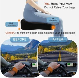 Dành cho người lớn xe tăng cường ghế thoải mái Bộ nhớ bọt Ghế đệm chiều cao tăng cường cho lái xe cho văn phòng xe & nhà Ghế Ghế đệm - Product Image 5