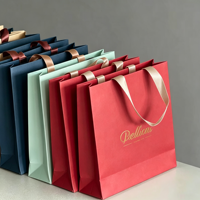 Tas Belanja Kertas Kraft Putih Daur Ulang yang Diperkuat, Dapat Disesuaikan dengan Logo DIY, Dilapisi Pernis, Cetak Sablon, Pegangan Kerajinan, Hadiah Ritel