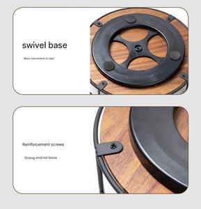 360 gradi <span class=keywords><strong>Lazy</strong></span> <span class=keywords><strong>Susan</strong></span> giradischi Organizer per armadio dispensa cucina controsoffitto legno di Acacia pigro <span class=keywords><strong>Susan</strong></span> giradischi - Product Image 5