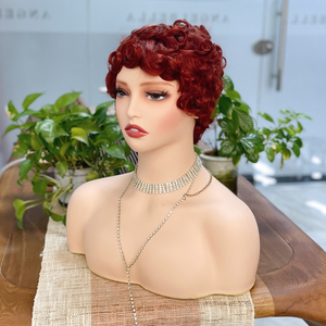 วิกผมบ๊อบสั้นแบบหยิก 99J สำหรับ<span class=keywords><strong>ผู้หญิง</strong></span>ผิวสี วิกผมทรงพิกซี่คัทจากผมแท้ ขายส่ง - Product Image 3